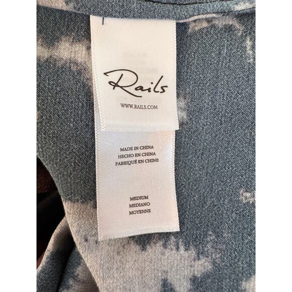 RAILS Women's Diffused Sandstone Anina Midi Dress Size M - Picture 8 of 9